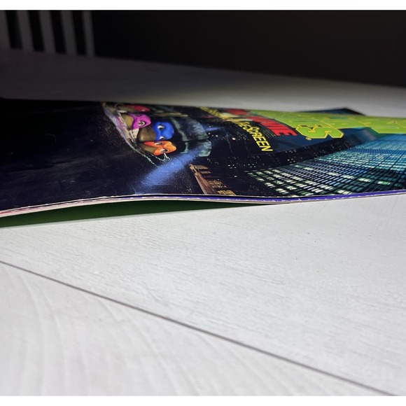 Vintage 1990 Teenage‎ Mutant Ninja Turtles the Movie Poster Book Imperfect - Picture 4 of 13